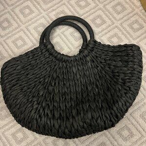 ZARA - Black Woven Bag